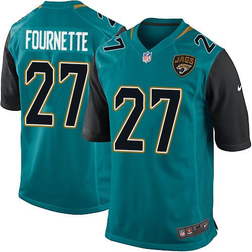 Nike Jaguars #27 Leonard Fournette Teal Green Team Color Youth Stitched NFL Elite Jersey